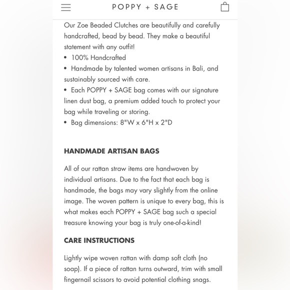 Poppy + Sage Zoe Beaded Clutch - Picture 11 of 11